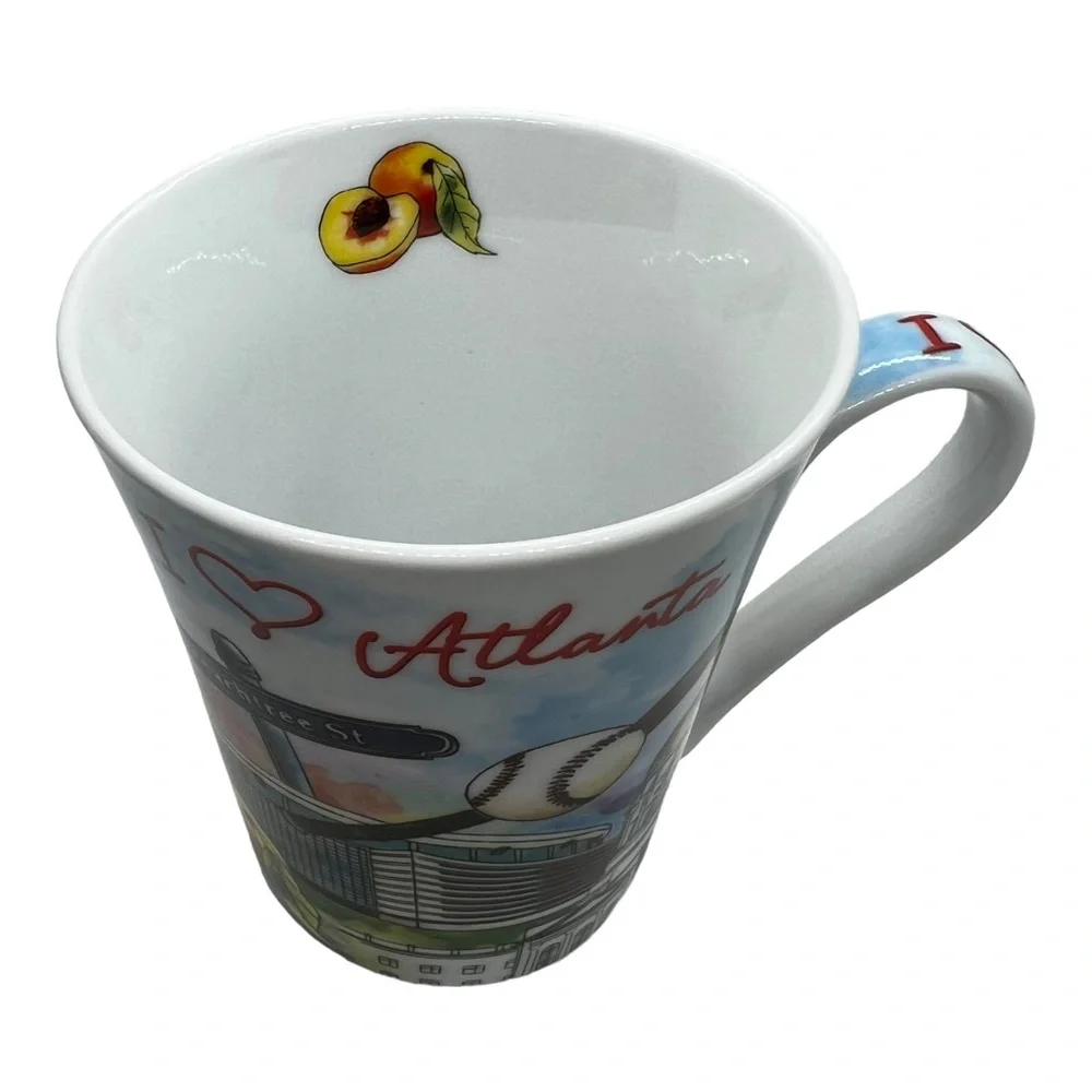 I Love Atlanta Souvenir Coffee Mug Cup the Postcard Company 10 Ounces